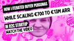 How I iterated buyer personas while scaling a B2C startup from €700K to €13M ARR