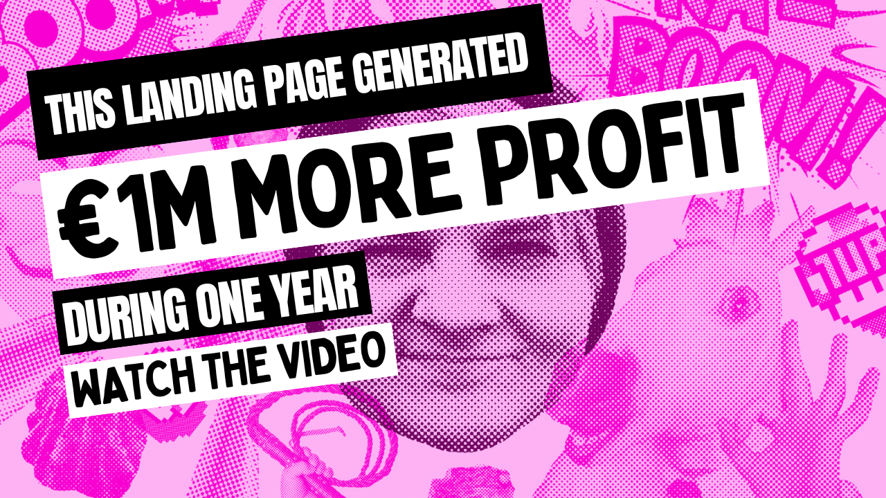 This landing page generated €1M more profit during one year